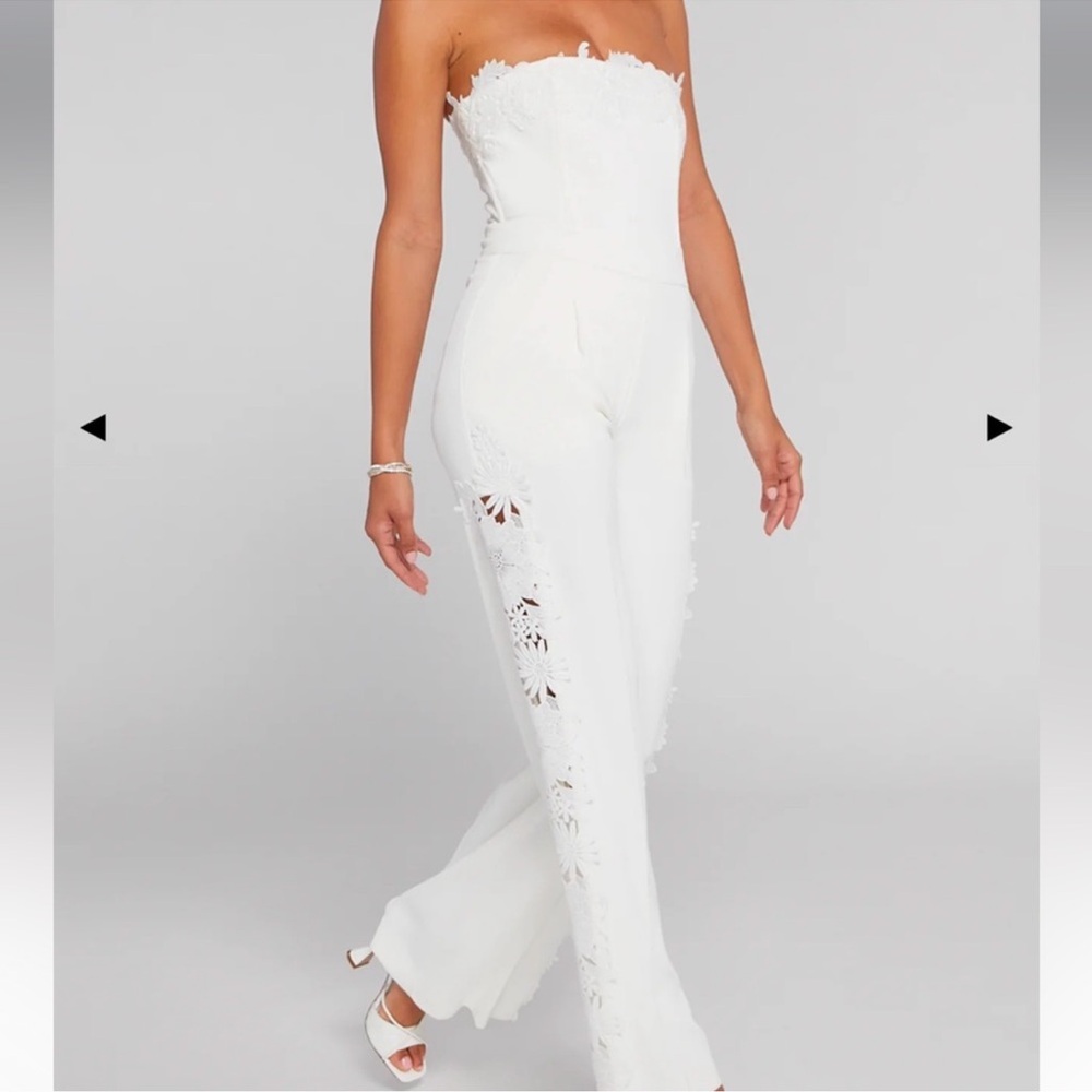 Generation Love Ebony Lace Combo Jumpsuit - Picture 2 of 4